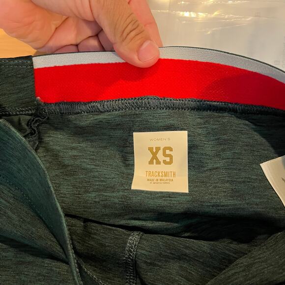 Tracksmith Running Session Tights Green Size XS - Picture 6 of 6